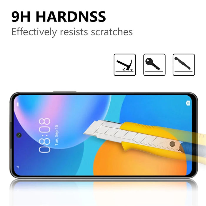Full Glue Full Size Tempered Glass Screen Protector for Huawei P smart 2021 / Y7a - 3