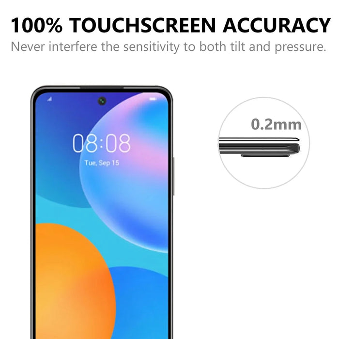 Full Glue Full Size Tempered Glass Screen Protector for Huawei P smart 2021 / Y7a - 6