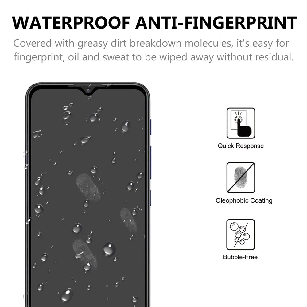 Full Coverage Tempered Glass Screen Guard Film (Full Glue) for Motorola Moto G9 Play - 4