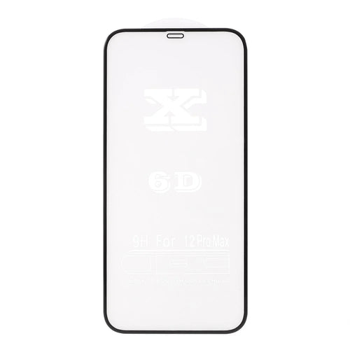 6D Full Size Cold Carving Tempered Glass Screen Film (Full Glue) for iPhone 12 / 12 Pro - 1
