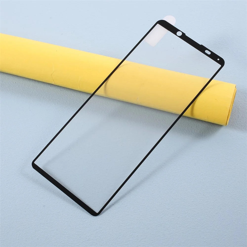 Full Covering Silk Print Tempered Glass Screen Protective Film (Full Glue) for Sony Xperia 5 II - 2