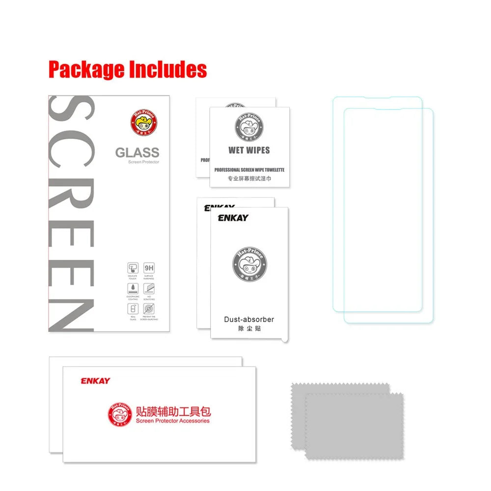 2PCS/Set ENKAY Hat Prince 0.26mm 9H 2.5D Tempered Glass Screen Guard Film for Sony Xperia 5 II - 7