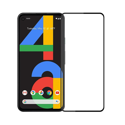 PINWUYO Anti-fingerprint Anti-explosion Full Coverage Tempered Glass Screen Protector [Full Glue] for Google Pixel 4a 5G - 2