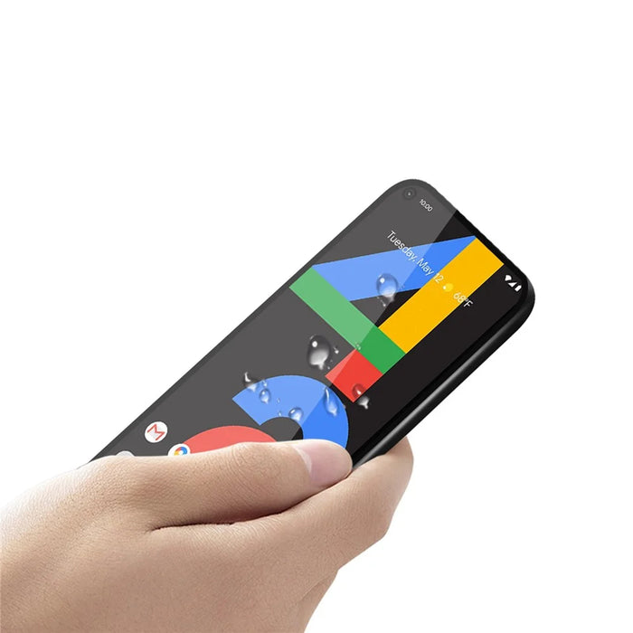 PINWUYO Anti-fingerprint Anti-explosion Full Coverage Tempered Glass Screen Protector [Full Glue] for Google Pixel 4a 5G - 5
