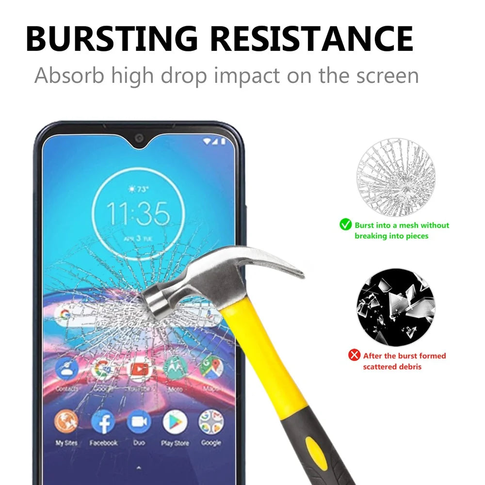 2.5D Arc Edge Tempered Glass Screen Protector Film for Motorola Moto E7 - 3