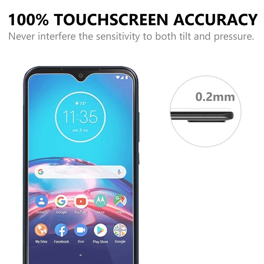 2.5D Arc Edge Tempered Glass Screen Protector Film for Motorola Moto E7 - 7