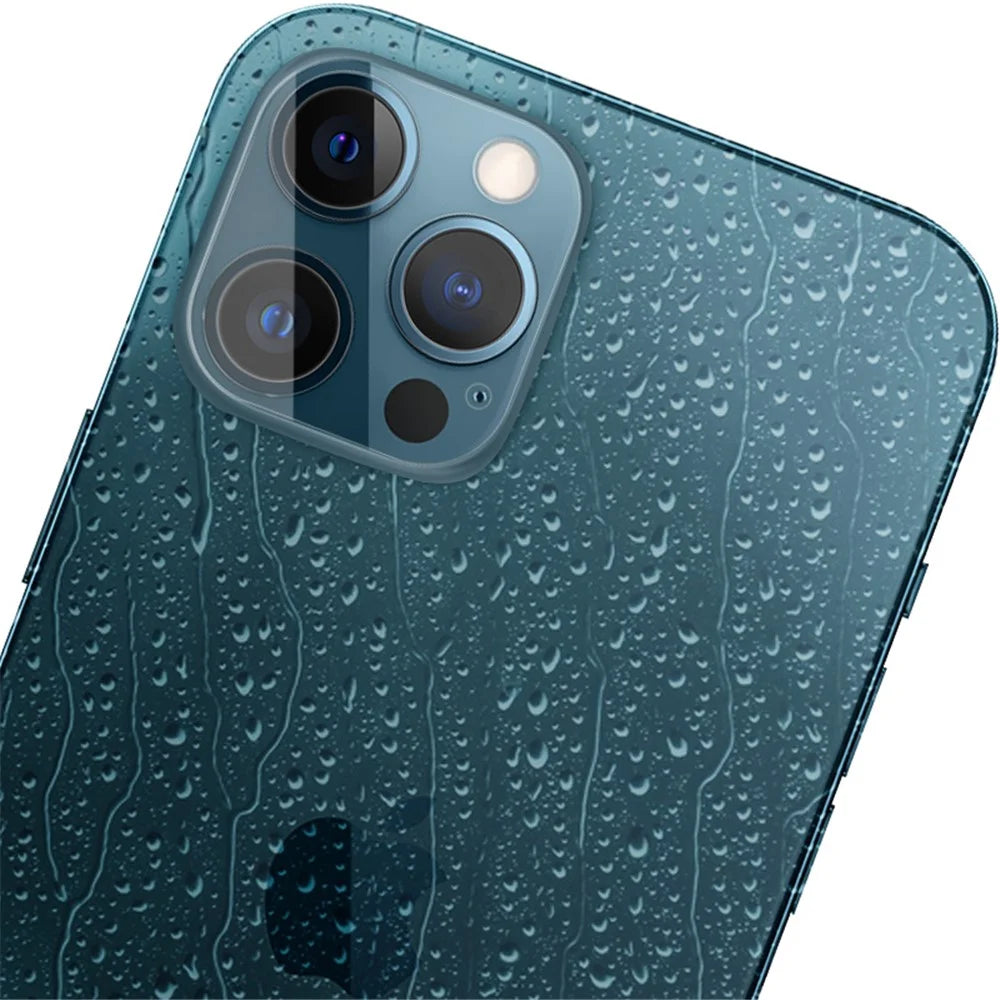 IMAK HD Lens Protector Integrated Glass Lens Film + Lens Cap for iPhone 12 Pro Max - 5
