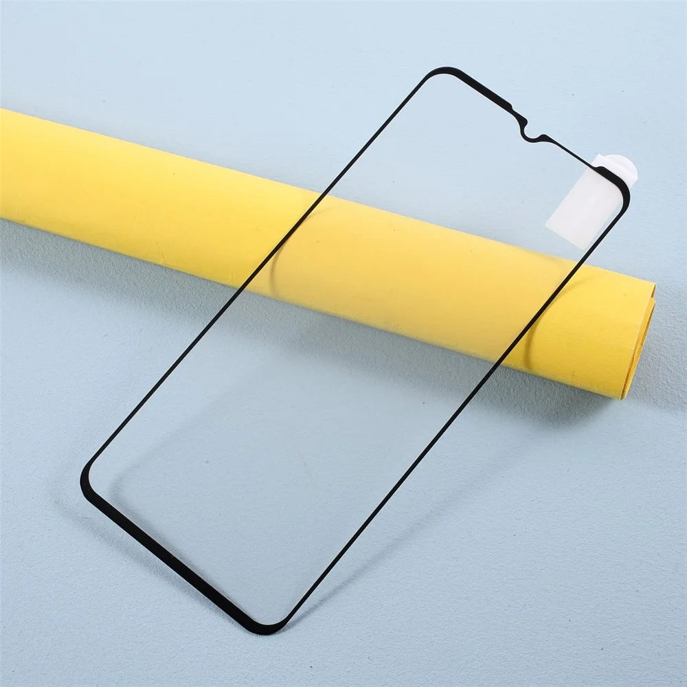 Full Coverage Silk Printing Tempered Glass Screen Protective Film (Full Glue) for Motorola Moto G9 (India) / Moto G9 Play - 1