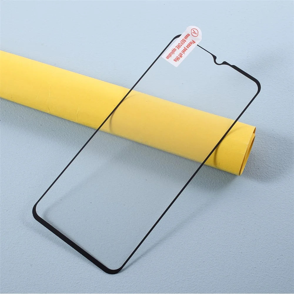 Full Coverage Silk Printing Tempered Glass Screen Protective Film (Full Glue) for Motorola Moto G9 (India) / Moto G9 Play - 4