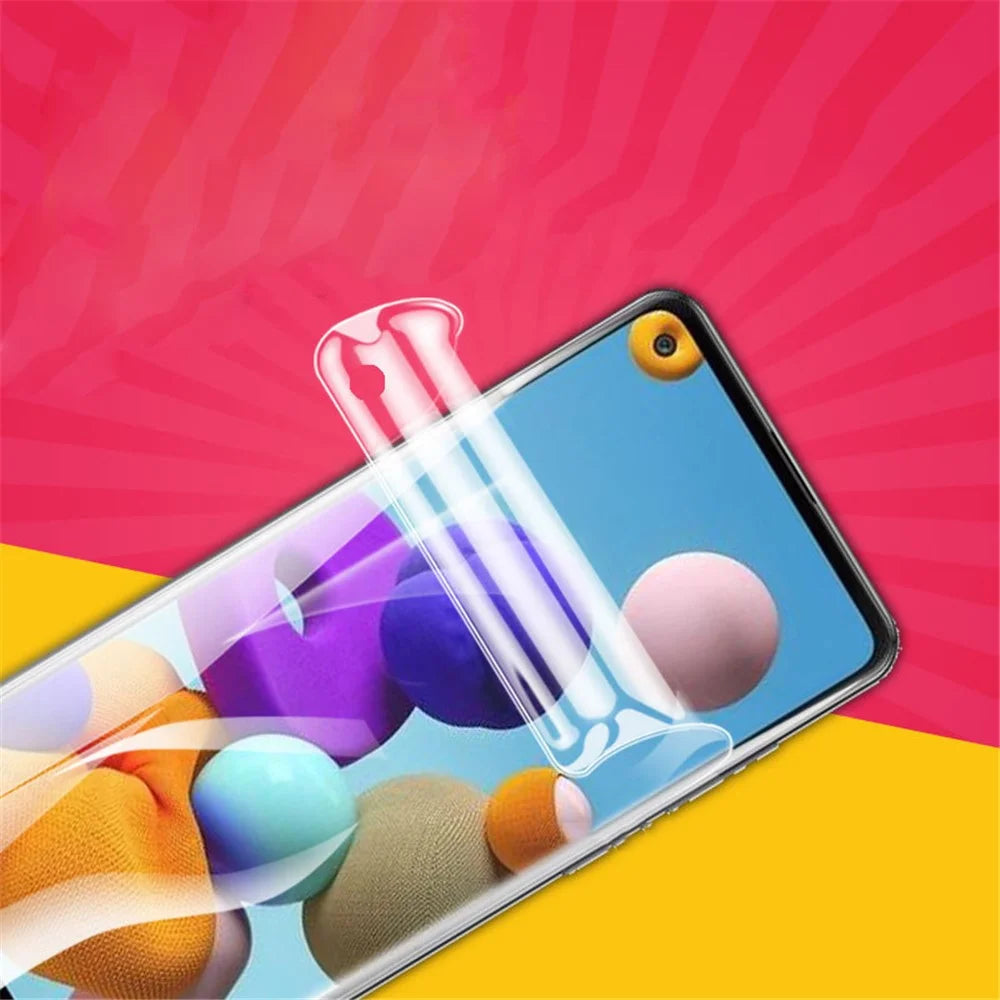 Ultra Clear Anti-Glare Soft Hydrogel TPU Full Coverage Screen Protector for Samsung Galaxy A21s - 1