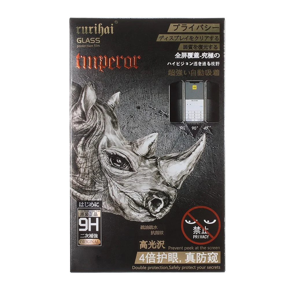RURIHAI 0.26mm 360° Anti-spy Full Screen Tempered Glass Film (Full Glue) for iPhone 12 / 12 Pro - 7