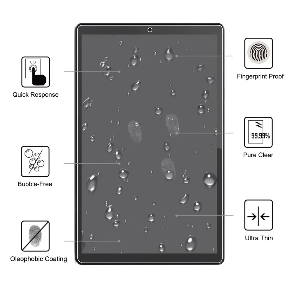 Tempered Glass Film Screen Shield 2.5D Arc Edge for Lenovo Tab M10 HD Gen 2 TB-X306 [Ultra Clear] [Anti-explosion] - 2