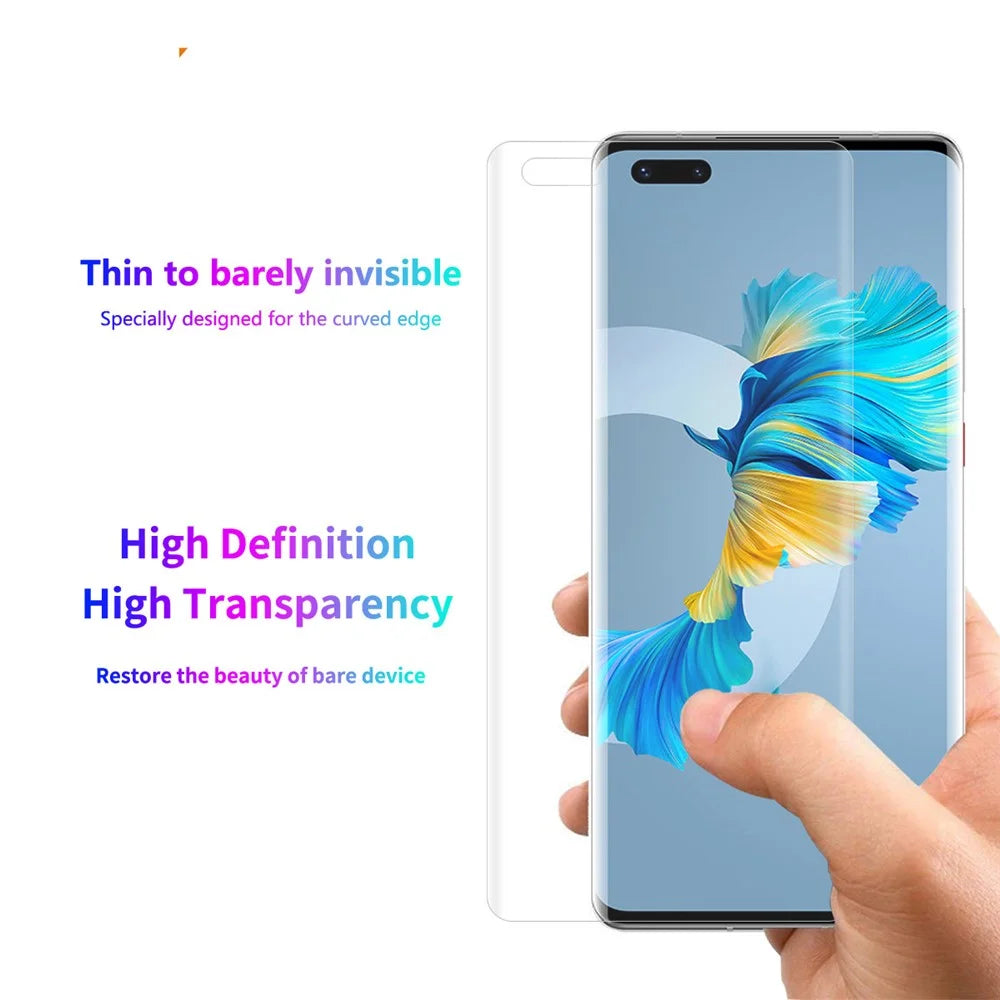 ENKAY HAT PRINCE 3D Arc Edge Full Coverage Tempered Glass Screen Film for Huawei Mate 40 Pro/Mate 40 Pro Plus/Mate 40 RS Porsche Design - 3