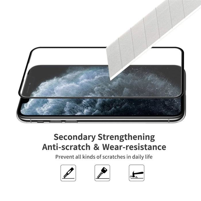 ENKAY HAT PRINCE 5 Pcs / Set Arc Edge Tempered Glass Screen Film for iPhone 11 Pro / iPhone XS / iPhone X - 3