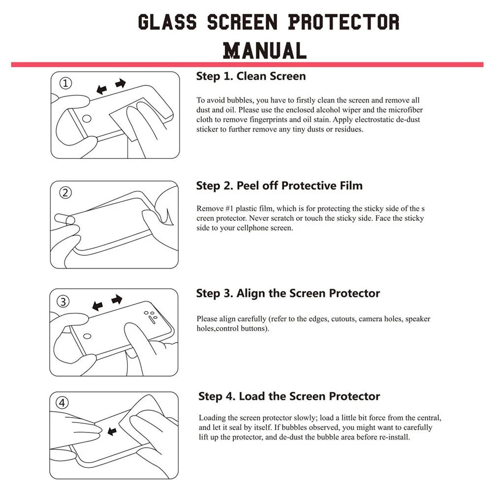 HAT PRINCE Tempered Glass Screen Film for Samsung Galaxy Tab A 10.1 (2016) T580 T585 0.33mm 9H 2.5D Arc Edge - 7