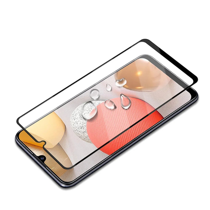 MOCOLO Full Glue Silk Printing Complete Covering Tempered Glass Screen Protector for Samsung Galaxy A42 5G - Black - 5