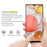 MOCOLO Full Glue Silk Printing Complete Covering Tempered Glass Screen Protector for Samsung Galaxy A42 5G - Black - 7
