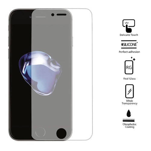 Anti-peep Privacy Tempered Glass Screen Protector 0.3mm Arc Edge for iPhone SE 2 (2020)/SE (2022)/8/7 4.7 inch - 1