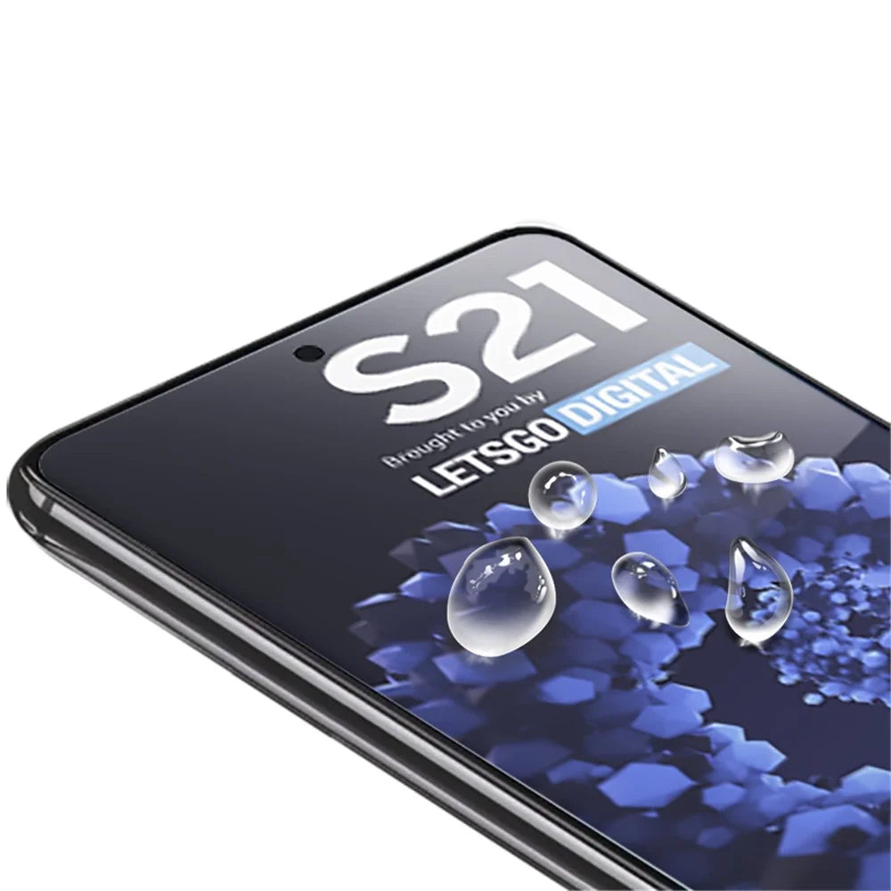 MOCOLO Silk Printing HD Tempered Glass Full Glue Full Coverage Screen Protector Film for Samsung Galaxy S21 4G / 5G - Black - 6