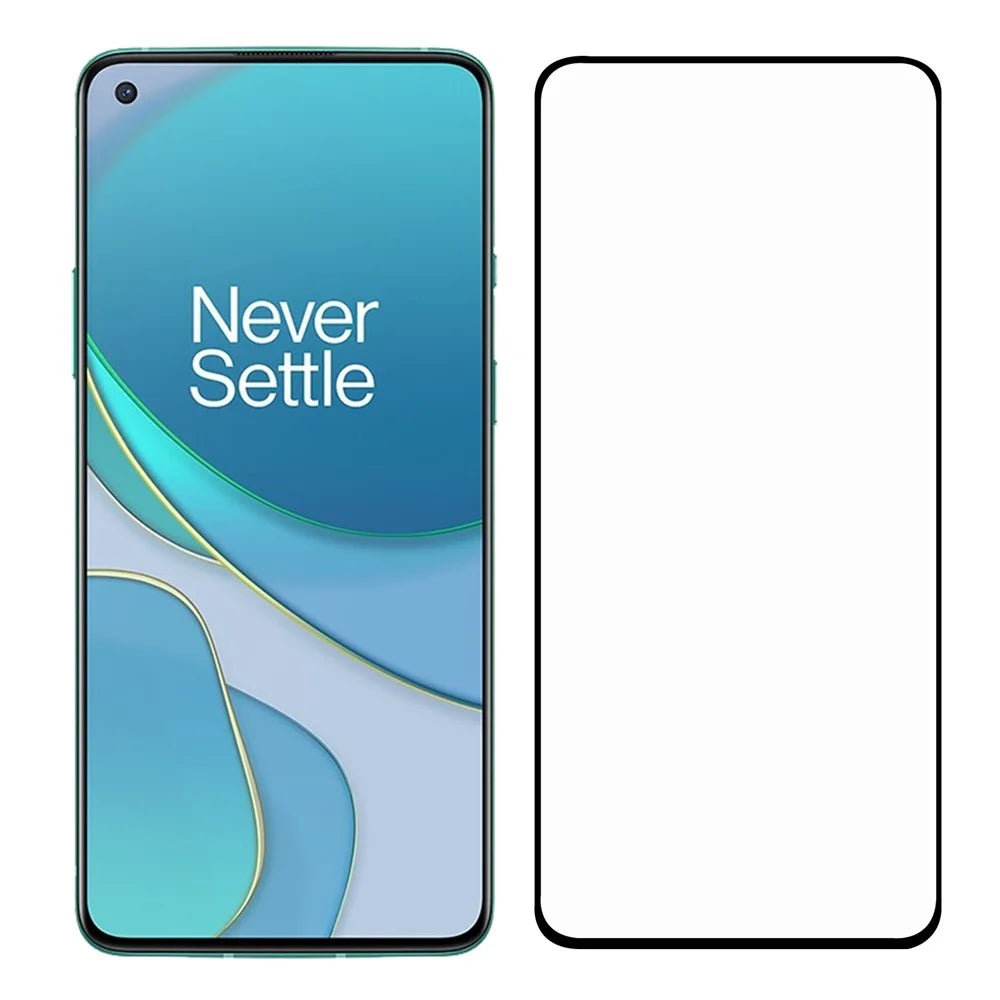 For OnePlus 9 (EU / US Version) Full Glue Full Cover Tempered Glass Screen Protector with Black Edges - 1