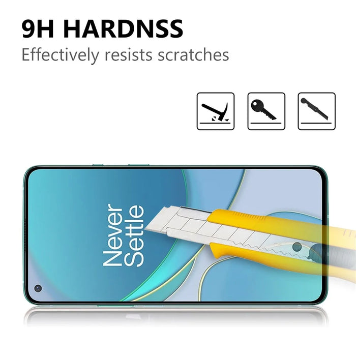 For OnePlus 9 (EU / US Version) Full Glue Full Cover Tempered Glass Screen Protector with Black Edges - 3