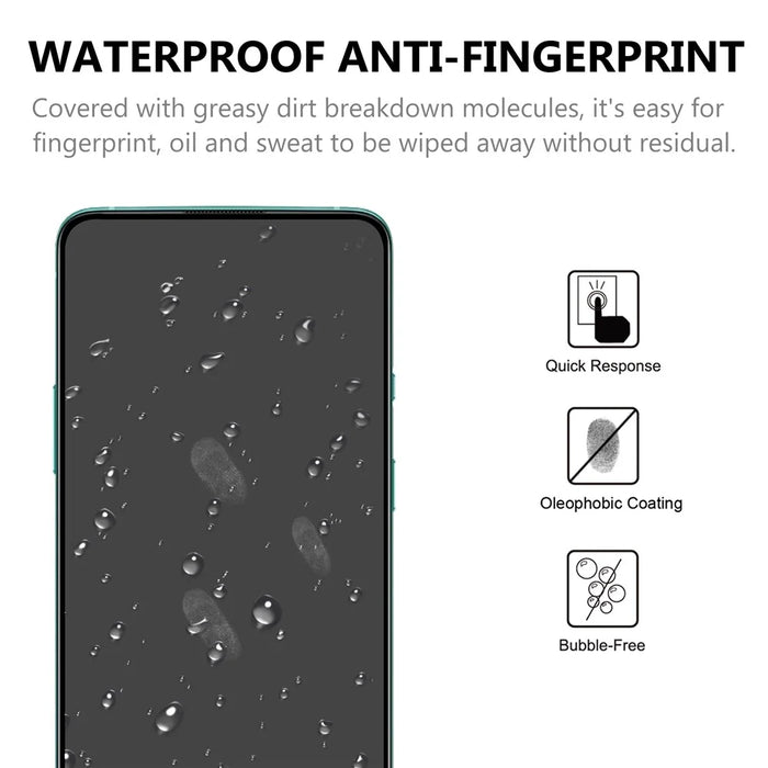 For OnePlus 9 (EU / US Version) Full Glue Full Cover Tempered Glass Screen Protector with Black Edges - 4