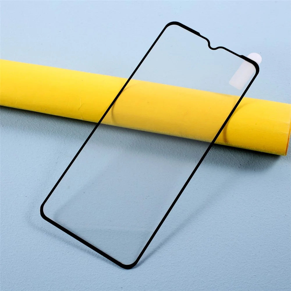Silk Printing Tempered Glass Screen Protector [Full Coverage] [Full Glue] for Samsung Galaxy A12 / Galaxy A32 5G - 3