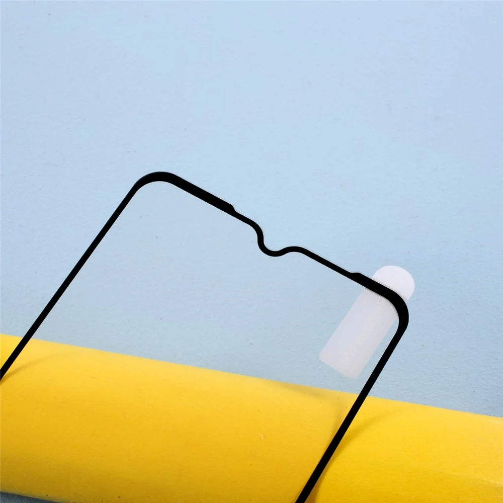 Silk Printing Tempered Glass Screen Protector [Full Coverage] [Full Glue] for Samsung Galaxy A12 / Galaxy A32 5G - 4