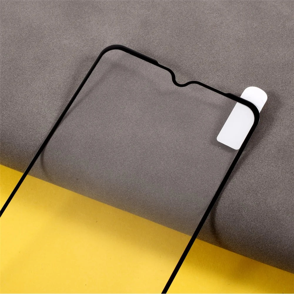 Full Coverage Silk Printing Tempered Glass Screen Protective Film [Full Glue] for Samsung Galaxy A12 - 4