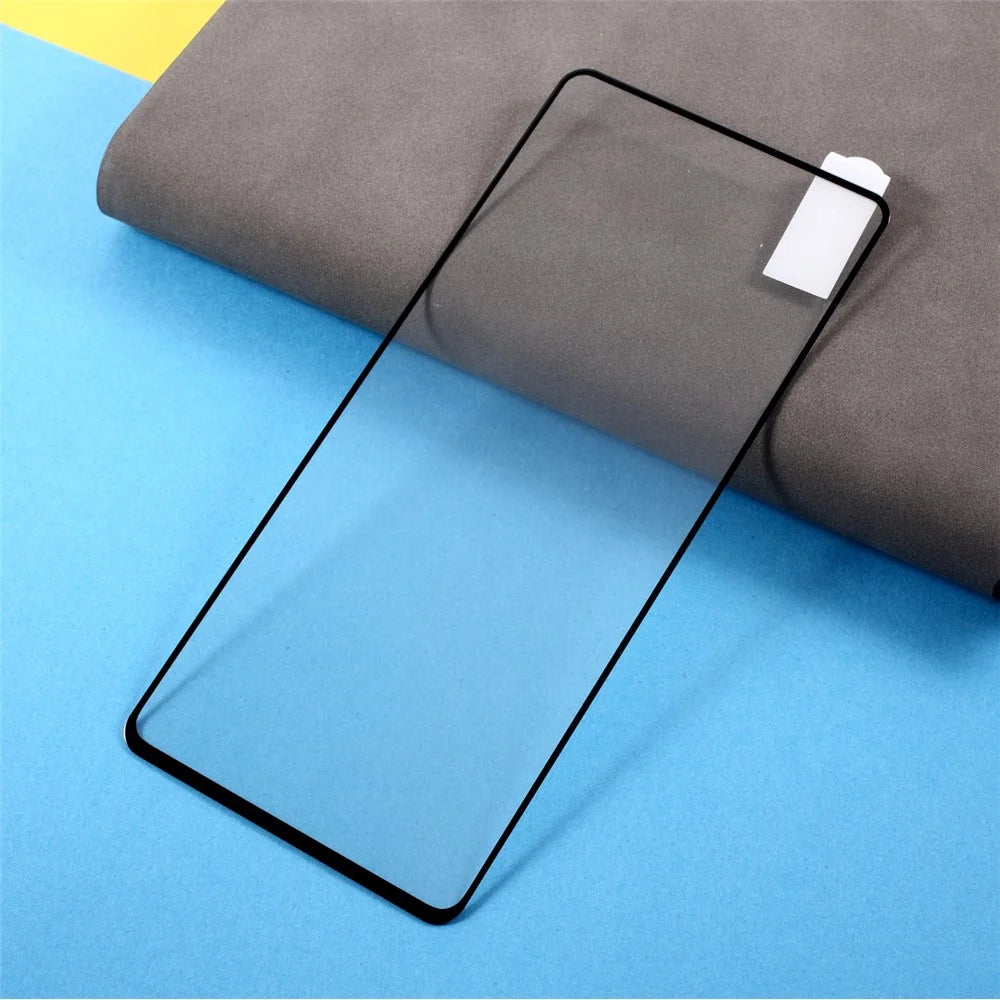 Full Coverage Silk Printing Tempered Glass Screen Protective Film [Full Glue] for Samsung Galaxy A72 5G / A72 4G - 3