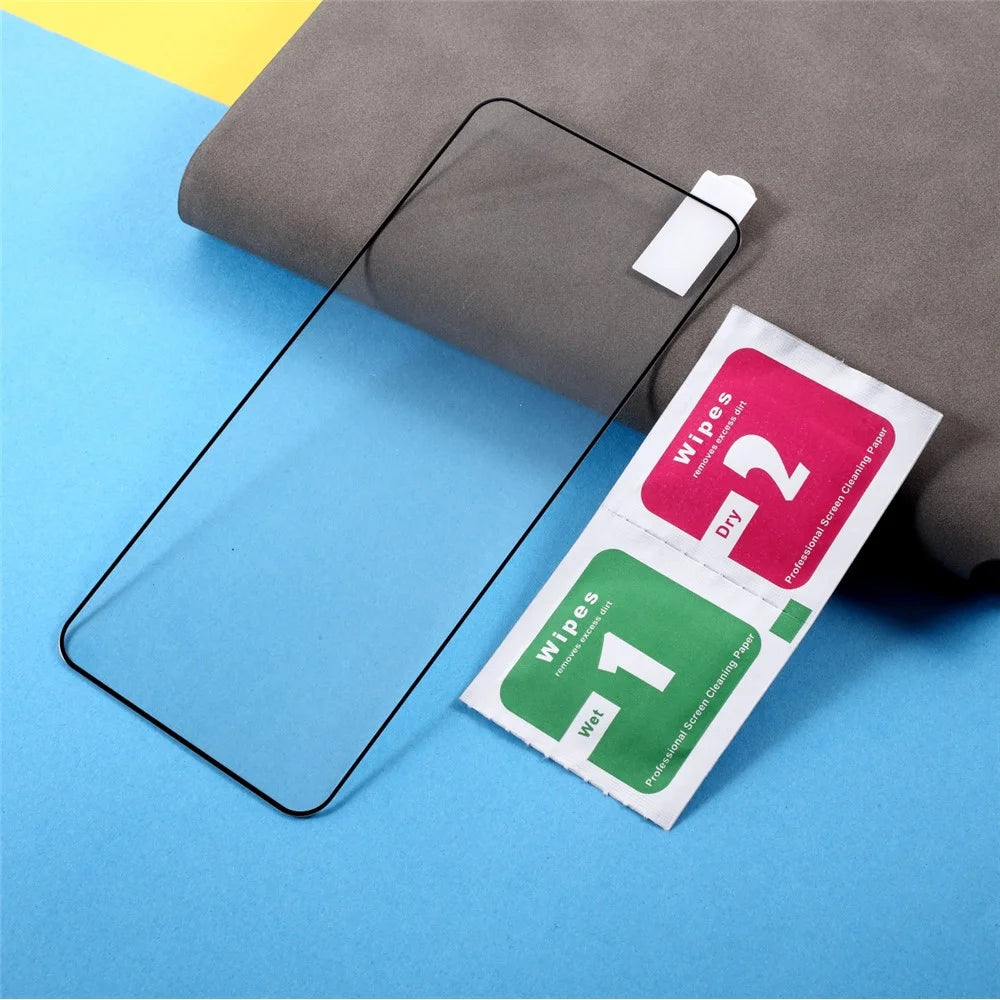 Full Coverage Silk Printing Tempered Glass Screen Protective Film [Full Glue] for Samsung Galaxy S21+ 5G - 7