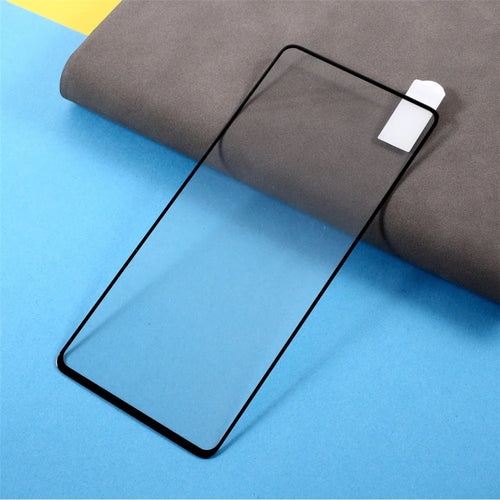 Full Coverage Silk Printing Tempered Glass Screen Protective Film [Full Glue] for OnePlus 9 - 1