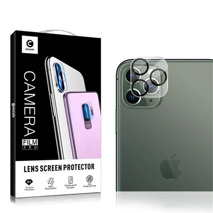 MOCOLO Silk Print Lens Protector for iPhone 11 Pro HD Tempered Glass Camera Cover Film - 5