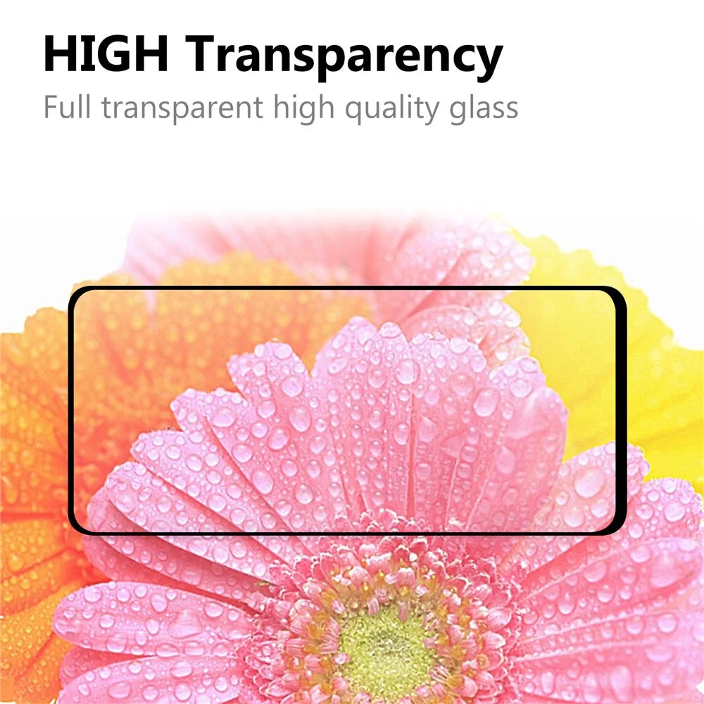 Full Glue Full Size for Oppo Reno5 5G/ Reno5 4G/Reno5 K/Find X3 Lite Tempered Glass Screen Protector - Black - 5