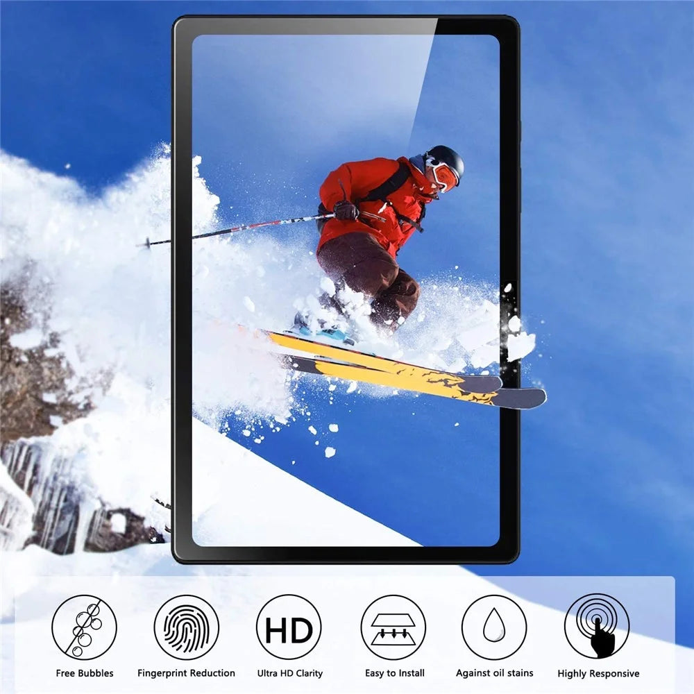 Tempered Glass Film 2.5D Arc Edge for Samsung Galaxy Tab A7 10.4 (2022) / (2020) Screen Shield [Ultra Clear] [Anti-explosion] - 7