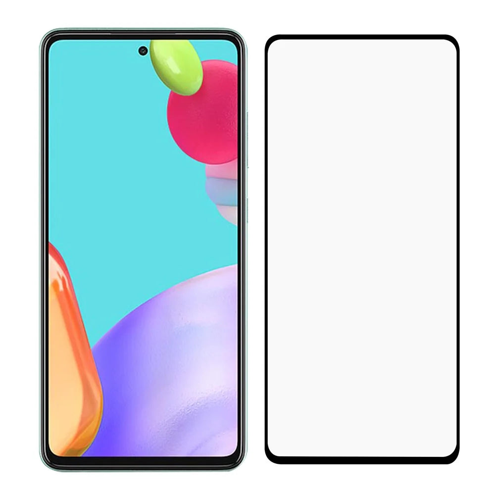 Black Edges Tempered Glass Screen Protector for Samsung Galaxy A52 4G/5G / A52s 5G [Complete Covering] [Full Glue] - 7