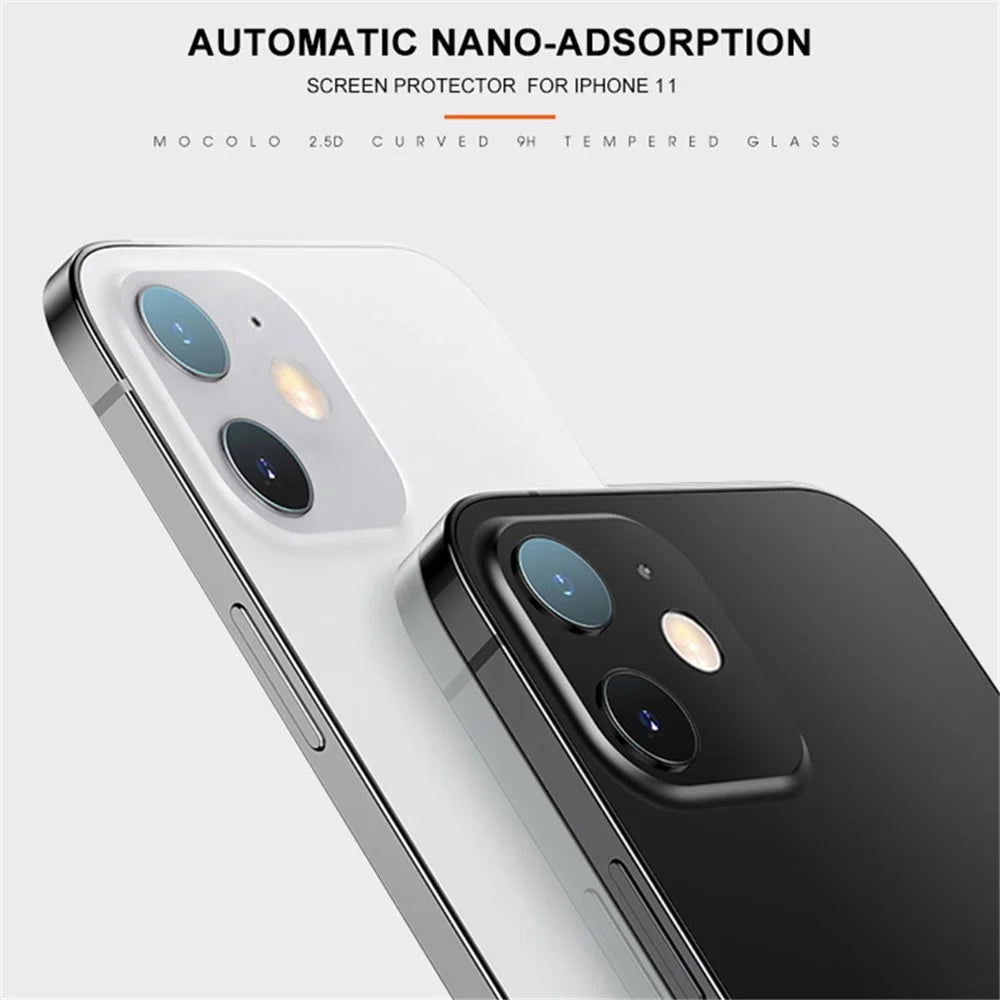 MOCOLO Ultra Clear Tempered Glass Back Camera Lens Protector [Full Glue] for iPhone 11 6.1 inch - 2