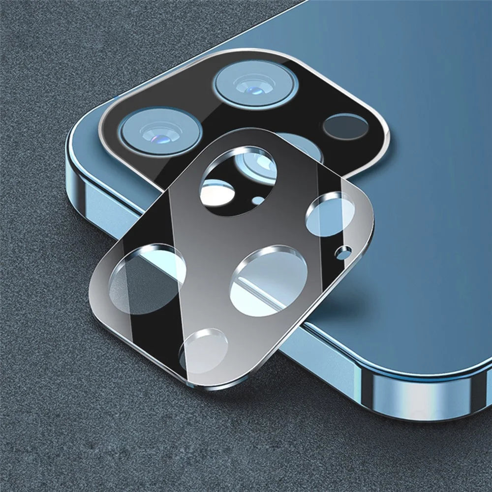 HAT PRINCE Full Coverage Silk Printing Tempered Glass Back Camera Lens Protector Film for iPhone 12 Pro - 1