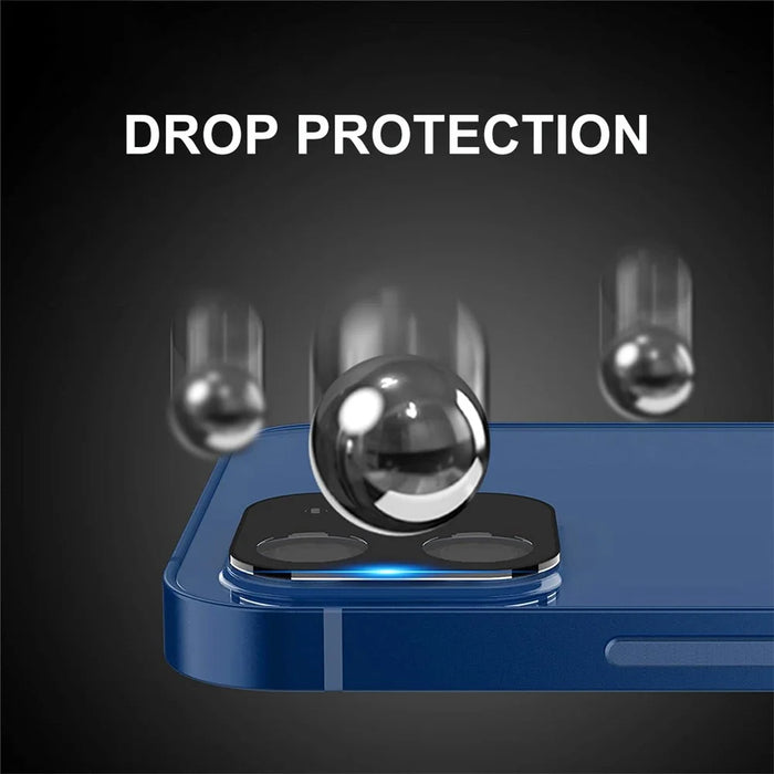 HAT PRINCE Full Coverage Silk Printing Tempered Glass Back Camera Lens Protector Film for iPhone 12 Pro - 2