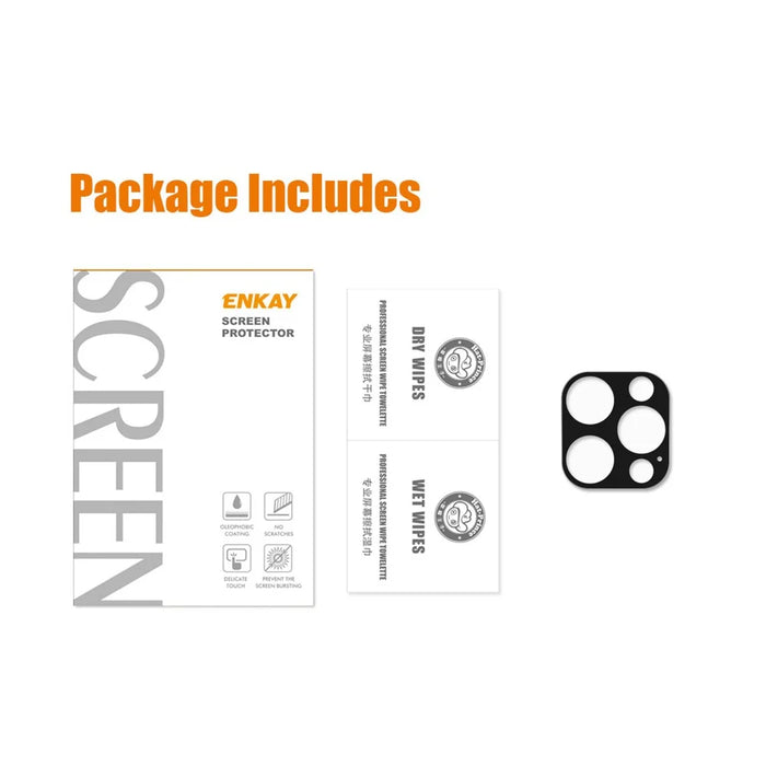 HAT PRINCE Full Coverage Silk Printing Tempered Glass Back Camera Lens Protector Film for iPhone 12 Pro - 7
