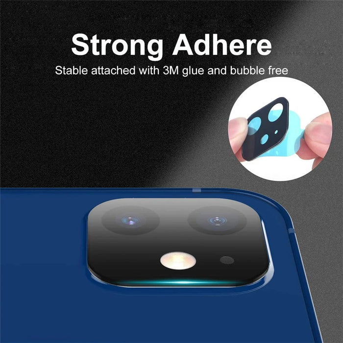 HAT PRINCE Full Coverage Silk Print Tempered Glass Camera Lens Protector for iPhone 12 Mini - 3