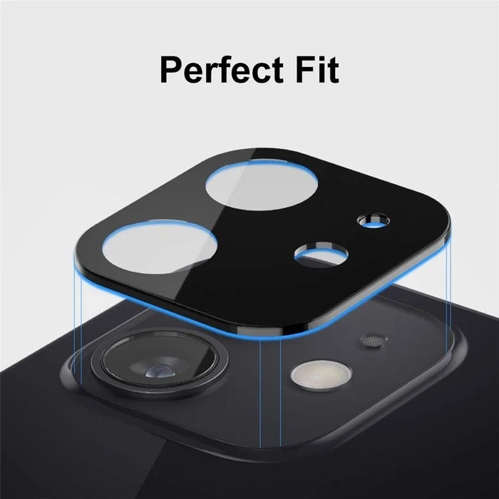 HAT PRINCE Full Coverage Silk Print Tempered Glass Camera Lens Protector for iPhone 12 Mini - 6