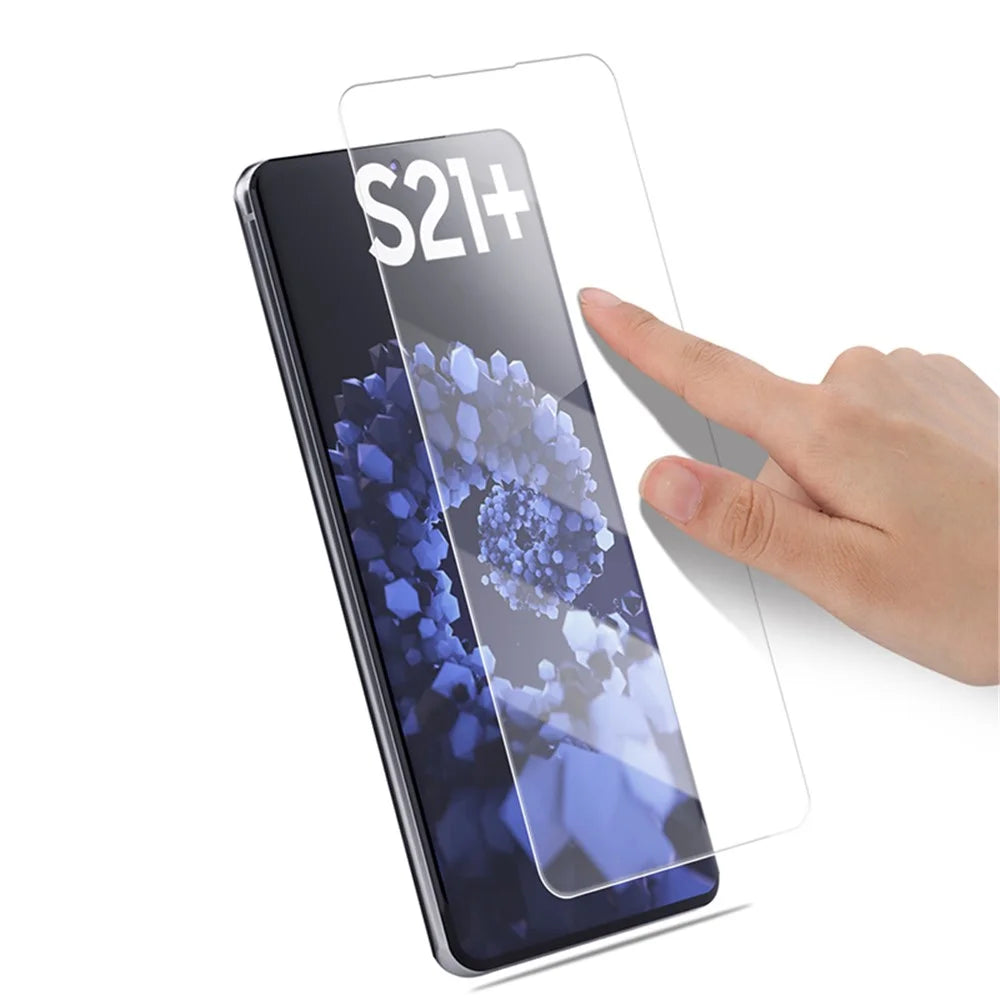 MOCOLO UV Tempered Glass Film 3D Curved [Complete Covering] Screen Protector for Samsung Galaxy S21+ 5G - 6
