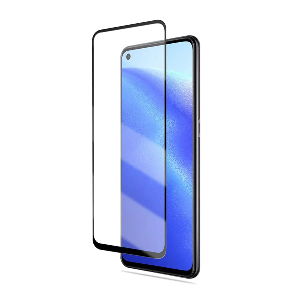 MOCOLO Full Glue Full Cover Silk Printing Tempered Glass Screen Protector for for Oppo Reno5 5G /  Reno5 4G / Reno5 K / Find X3 Lite - Black - 3