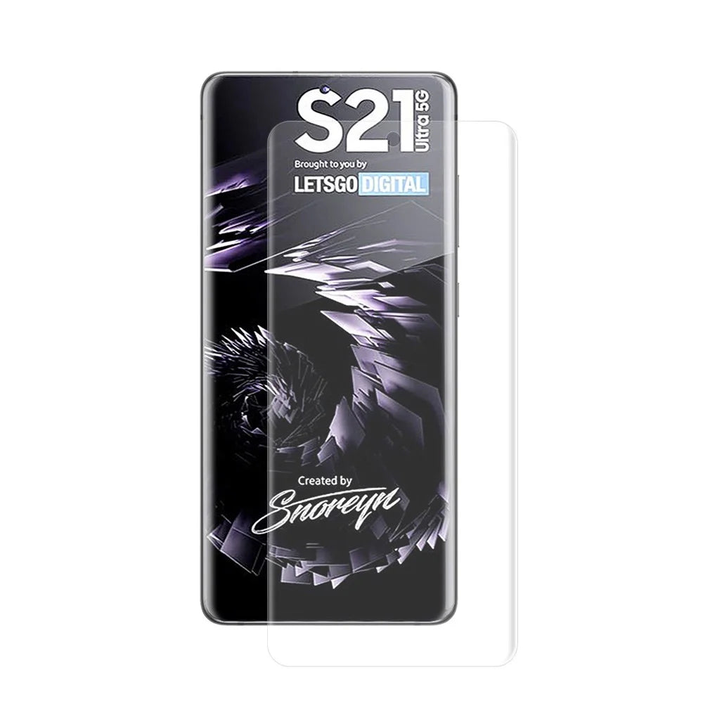 ENKAY HAT PRINCE 3D Full Coverage Curved PET HD Screen Protector Film for Samsung Galaxy S21 Ultra 5G - 1