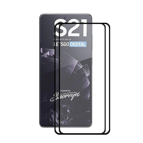 2Pcs / Set ENKAY HAT PRINCE [Ultra-thin Unlock Version] 0.2mm 9H 2.5D Full Covering Full Glue Protector Screen Film for Samsung Galaxy S21 4G / 5G - 1