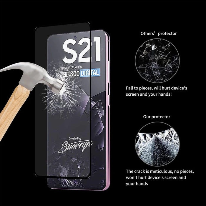 HAT PRINCE Full Glue Protector Ultra-thin Unlock Version Screen Protective Film for Samsung Galaxy S21 4G/5G - 6
