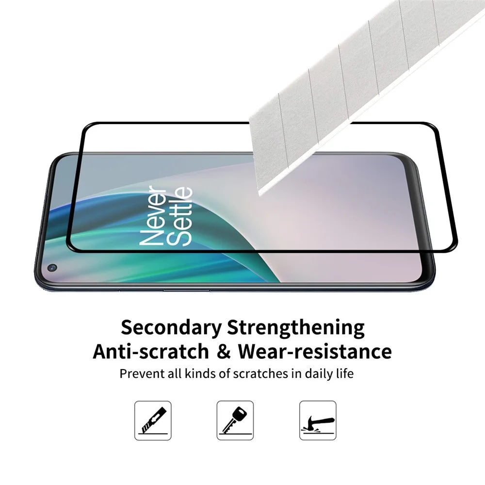 ENKAY HAT-PRINCE 0.26mm 9H 2.5D Full Glue Full Screen Coverage Tempered Glass Screen Protector for OnePlus Nord N10 5G - 5