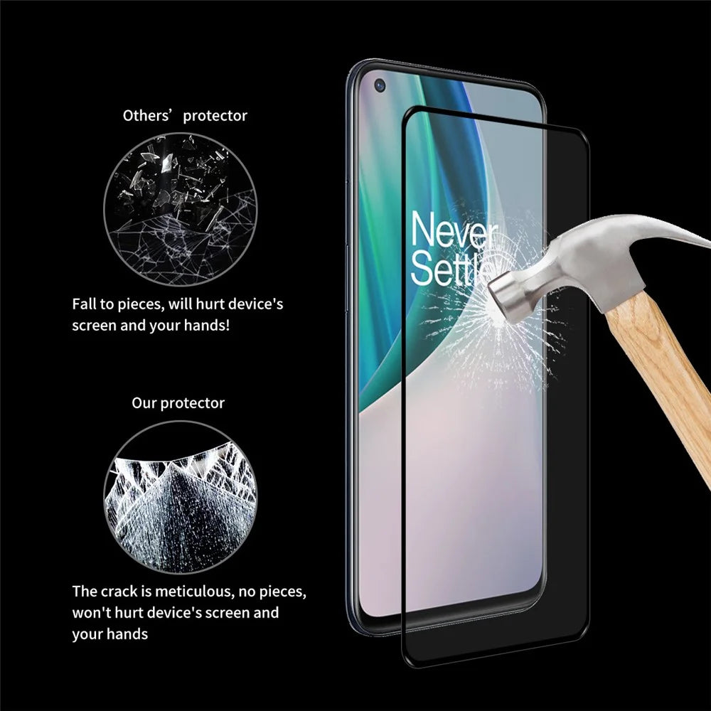 ENKAY HAT-PRINCE 0.26mm 9H 2.5D Full Glue Full Screen Coverage Tempered Glass Screen Protector for OnePlus Nord N10 5G - 7