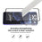 2Pcs/Set HAT PRINCE 0.2mm 9H 2.5D Full Covering Full Glue Protector Screen Film [Ultra-thin Unlock Version] for Samsung Galaxy S21 Plus 5G - 5